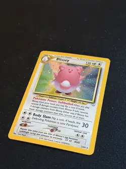 Pokemon Blissey Holo Rare 2/64 Pokemon Neo Revelation Vintage LP/NM Card WOTC - Image 3