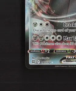 Aggron VMAX 097/172 Brilliant Stars Ultra Rare Holo Pokemon Card NM - Image 5