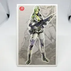 41 Sniper Wolf Metal Gear Solid 2 Menko SLAMMER Card Size 8.2cm x 5.4cm KONAMI - Image 1