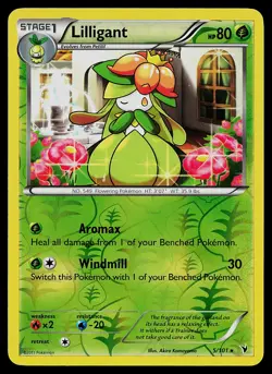 Pokemon Card - Lilligant Noble Victories 5/101 Rare Reverse Holo - Image 1