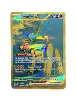 Ting-Lu ex 244/091 SV: Paldean Fates Hyper Rare Pokemon TCG Card NM - Image 1