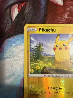 Pikachu - (Pokemon League) 049/203 League & Championship Card Reverse Holo LP - Image 2