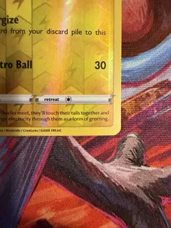 Pikachu - (Pokemon League) 049/203 League & Championship Card Reverse Holo LP - Image 4