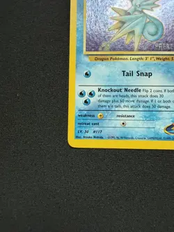 Pokemon TCG Misty's Seadra Prerelease Holo Promo Card 9/132 LP Condition 1999 - Image 4
