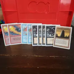 Revised Magic The Gathering Lot 18 Cards, All Light Play Condition - Image 1