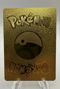 Pikachu V Gold Foil Pokemon Fan Art Card - Image 2