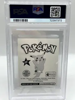 Brock Prism #S27 Holo 1999 Merlin Collections Nintendo Pokemon Card PSA 9 MINT - Image 2