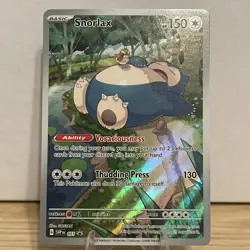 Pokemon TCG Snorlax 051 Sv: Scarlet & Violet Promo Cards Holo SVP English - Image 1