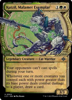 X 1 Kutzil, Malamet Exemplar NM-M Showcase The Lost Caverns of Ixalan 304 MTG - Image 1