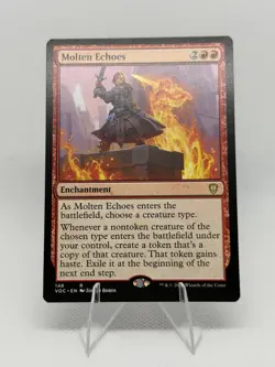 Magic: The Gathering Molten Echoes Enchantment Red Commander 2020 54 Wizards - Image 1