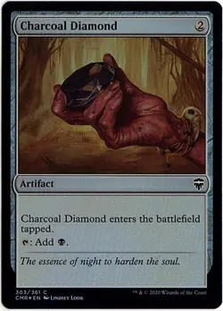 MTG Commander Legends Charcoal Diamond Foil (Common) - Image 2