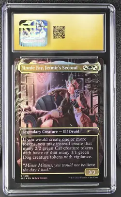 JINNIE FAY, JETMIR'S SECOND Secret Lair Foil Cats &Dogs CGC Pristine 10 MTG - Image 2