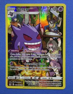 Pokemon Gengar TG06/TG30 Ultra Rare Holo Lost Origin Trainer Gallery English - Image 1