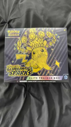 Surging Sparks ETB Pokemon Center Elite Trainer Box - SEALED - Image 1