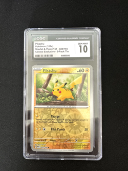 Pokemon Pikachu Reverse Holo #25 Scarlet & Violet 151 Costco - CGC 10 Gem Mint - Image 1