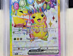 PSA 2024 Pokemon SSP EN Pikachu ex Ultra Rare #219 GEM MT 10 Surgin Sparks *LOOK - Image 4