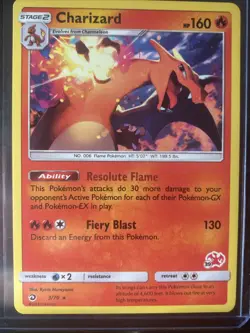 Pokemon TCG Charizard 2018 Charizard 3/70 Regular Dragon Majesty Sun & Moon - Image 1