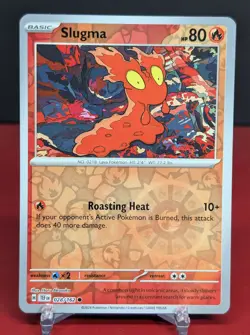 Pokemon Slugma 028/162 Temporal Forces Reverse Holo - Image 1