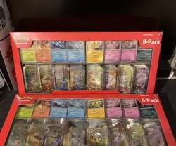 Pokemon TCG Scarlet & Violet Prismatic Evolutions Costco Mini Tins x8- Sealed X1 - Image 1