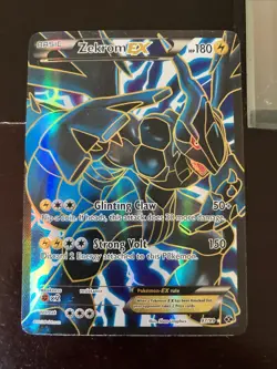 Pokemon TCG Zekrom EX Full Art 97/99 B&W Next Destinies LP - Image 1