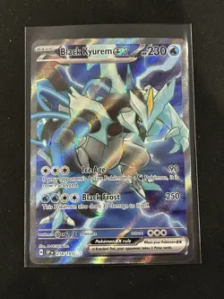 Black Kyurem ex 218/191 Double Rare Pokemon TCG Surging Sparks NM - Image 1