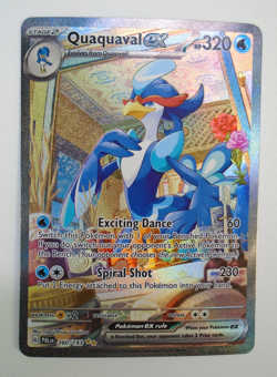 Quaquaval ex SIR Paldea Evolved Special Illustration Rare 260/193 Pokemon NM - Image 3