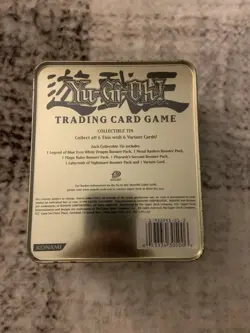 YuGiOh! 2003 Joey Gearfried The Iron Knight Collectible Tin Factory Sealed - Image 2