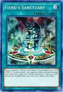 Fiend's Sanctuary - LCKC-EN030 - Secret Rare - Unlimited Edition x1 - Near Mint - Image 1