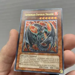 Chthonian Emperor Dragon - TAEV-EN019 - Ultimate Rare - 1st Edition Lightly Play - Image 2