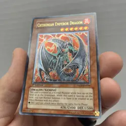Chthonian Emperor Dragon - TAEV-EN019 - Ultimate Rare - 1st Edition Lightly Play - Image 3