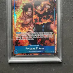 2025 One Piece OP 10 EN Portgas D. Ace Treasure Rare #052 GEM MT 10 PSA - Image 3