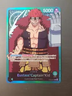 Eustass Captain Kid ST02-001 One Piece Super Pre-Release NM English Edition - Image 1