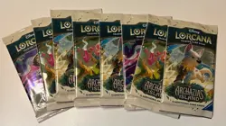 Disney Lorcana - Archazias Island - 8 Factory Sealed Booster Packs Lot - Image 1
