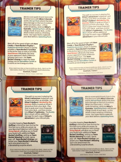 Destined Rivals Build And Battle Prerelease Trainer Tip Card Complete Set - Image 2