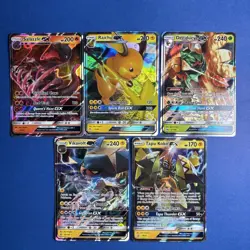 Pokemon Card Lot Of 5 GX Cards LP/NM - Image 1