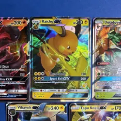 Pokemon Card Lot Of 5 GX Cards LP/NM - Image 3