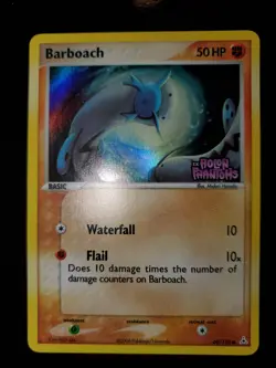 Barboach 60/110 Reverse Holo Stamp Pokemon TCG Card EX Holon Phantoms NM - Image 3