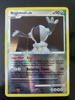 Registeel 39/146 Reverse Holo Pokemon TCG Diamond Pearl Legends Awakened Card NM - Image 1
