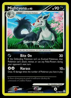 Pokemon Card - Mightyena Legends Awakened 66/146 Reverse Holo - Image 1