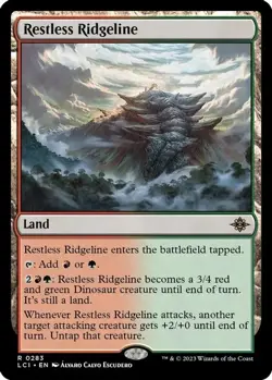Magic: The Gathering Restless Ridgeline 283 Rare Regular NM LCI - Image 1
