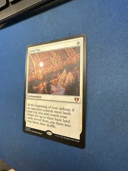 Land Tax, Commander Master Set, Magic the Gathering Card, Never Played - Image 2