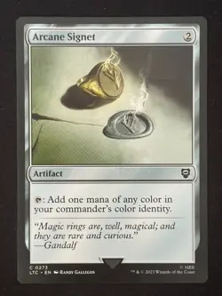 1x MTG Arcane Signet - Commander: The Lord of the Rings (LTC) #273 - Magic - Image 1