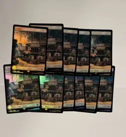 11 x Plains (0295) - Foil - Final Fantasy - NM-Mint - MTG Full Art Lands - Image 1