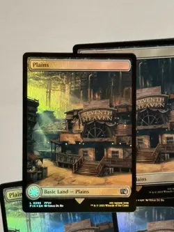 11 x Plains (0295) - Foil - Final Fantasy - NM-Mint - MTG Full Art Lands - Image 2