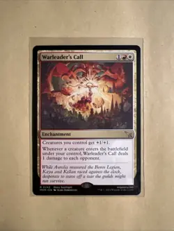 MTG Warleader’s Call MKM 0242 R NM Regular - Image 2