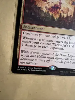 MTG Warleader’s Call MKM 0242 R NM Regular - Image 3