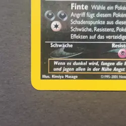 Pokemon TCG Karte - Nachtara 13/75 Holo Neo Entdeckung / Discovery Deutsch NM - Image 4