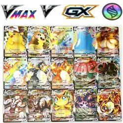 100Pcs Pokemon Trading Cards Lot GX English Cards Kids Collectible Gift - Image 1