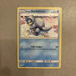Pokemon TCG Alolan Sandshrew 4/12 McDonald's Promo Holo NM - Image 1