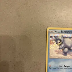 Pokemon TCG Alolan Sandshrew 4/12 McDonald's Promo Holo NM - Image 2